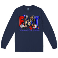 Navy emt emergency medical technician Long Sleeve Tee - Zillion Design Studio