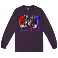 Plum emt emergency medical technician Long Sleeve Tee - Zillion Design Studio