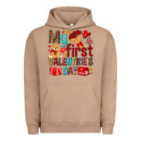Pigment Burro my first valentines day Urban Hoodie - NancyCooperArtShop