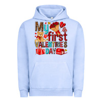 Pigment Grape Ice my first valentines day Urban Hoodie - NancyCooperArtShop