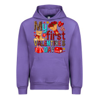 Tulip my first valentines day Urban Hoodie - NancyCooperArtShop