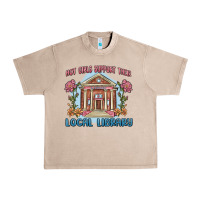 French Oak hot girls support their local library Urban Heavy Tee - MaliasSmallBusiness