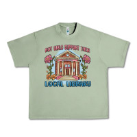 Oil Green hot girls support their local library Urban Heavy Tee - MaliasSmallBusiness