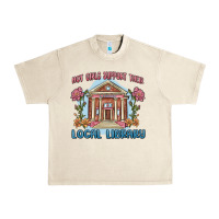 Sandshell hot girls support their local library Urban Heavy Tee - MaliasSmallBusiness