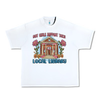 White hot girls support their local library Urban Heavy Tee - MaliasSmallBusiness