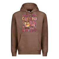 Chestnut youre the concha to my cafecito mexican pan dulce Premium Hoodie - MaliasSmallBusiness