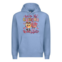 Colony Blue youre the concha to my cafecito mexican pan dulce Premium Hoodie - MaliasSmallBusiness