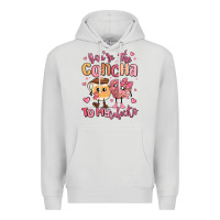 Dove Grey youre the concha to my cafecito mexican pan dulce Premium Hoodie - MaliasSmallBusiness