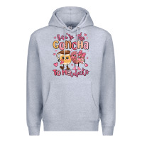 Heather Grey youre the concha to my cafecito mexican pan dulce Premium Hoodie - MaliasSmallBusiness
