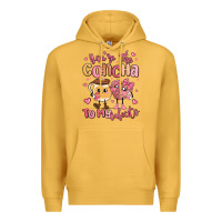 Mustard youre the concha to my cafecito mexican pan dulce Premium Hoodie - MaliasSmallBusiness