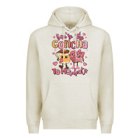 Oatmeal Heather youre the concha to my cafecito mexican pan dulce Premium Hoodie - MaliasSmallBusiness