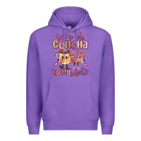 Purple youre the concha to my cafecito mexican pan dulce Premium Hoodie - MaliasSmallBusiness