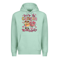 Seafoam youre the concha to my cafecito mexican pan dulce Premium Hoodie - MaliasSmallBusiness