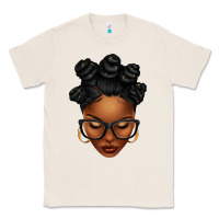 Natural afro woman with bantu knots Classic Tee - texasbilliewilder