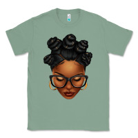 Sage afro woman with bantu knots Classic Tee - texasbilliewilder