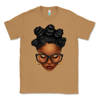 Toasted Coconut afro woman with bantu knots Classic Tee - texasbilliewilder