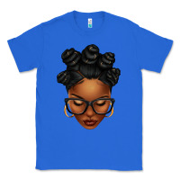 True Royal afro woman with bantu knots Classic Tee - texasbilliewilder