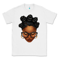 White afro woman with bantu knots Classic Tee - texasbilliewilder