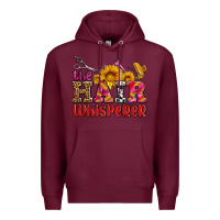 Burgundy hair whisperer Premium Hoodie - AdoDesignShop