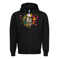 Black mexican sunflower Zipper Hoodie - CTS Tumbler Store