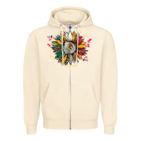 Sandshell mexican sunflower Zipper Hoodie - CTS Tumbler Store