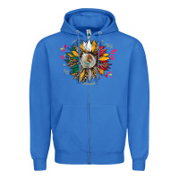 True Royal mexican sunflower Zipper Hoodie - CTS Tumbler Store