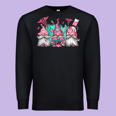 Nurse Gnomes Premium Sweatshirt Designed By Jasminsmagicworld
