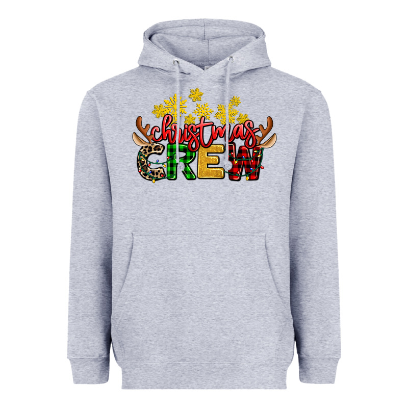 Christmas Crew Heavyweight Hoodie by AdoDesignShop | Teevron