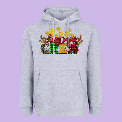 Christmas Crew Heavyweight Hoodie Designed By Adodesignshop
