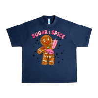 Navy sugar and spice Urban Heavy Tee - MaliasSmallBusiness