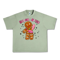 Oil Green sugar and spice Urban Heavy Tee - MaliasSmallBusiness