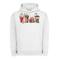 Pigment Lunar Rock christmas tree cake and coffee cups Urban Hoodie - MaliasSmallBusiness