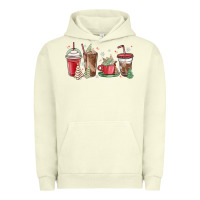 Pigment Pistachio christmas tree cake and coffee cups Urban Hoodie - MaliasSmallBusiness