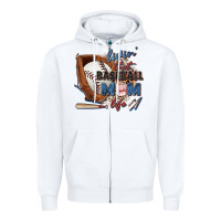 Livin' That Baseball Mom Life Zipper Hoodie | Teevron