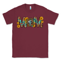 Burgundy mom with aztec mothers day Classic Tee - texasbilliewilder
