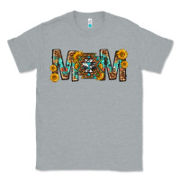 Heather Grey mom with aztec mothers day Classic Tee - texasbilliewilder