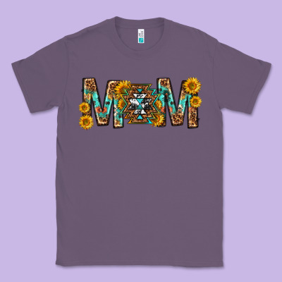 Mom With Aztec Mothers Day Classic Tee Designed By Texasbilliewilder