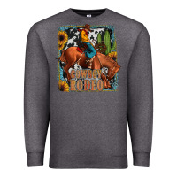 Charcoal Heather cowboy rodeo Premium Sweatshirt - JahusDesignShop