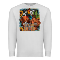 Dove Grey cowboy rodeo Premium Sweatshirt - JahusDesignShop