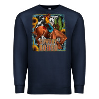 Navy cowboy rodeo Premium Sweatshirt - JahusDesignShop