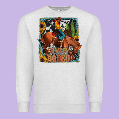 Cowboy Rodeo Premium Sweatshirt Designed By Jahusdesignshop