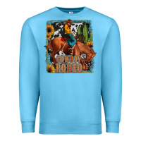 Ocean Blue cowboy rodeo Premium Sweatshirt - JahusDesignShop