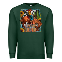 Sports Green cowboy rodeo Premium Sweatshirt - JahusDesignShop