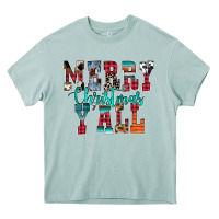 Arona merry christmas y'all Heavy Core Tee - CowhideDigitalArt
