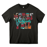 Asphalt merry christmas y'all Heavy Core Tee - CowhideDigitalArt