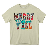 Mossy merry christmas y'all Heavy Core Tee - CowhideDigitalArt