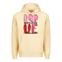 Pina Colada love never fails valentine s day Premium Hoodie - MaliasSmallBusiness