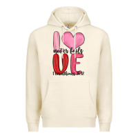 Tofu love never fails valentine s day Premium Hoodie - MaliasSmallBusiness