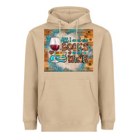 Mushroom all i need are books and wine Heavyweight Hoodie - JahusDesignShop