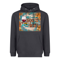 Smoke all i need are books and wine Heavyweight Hoodie - JahusDesignShop